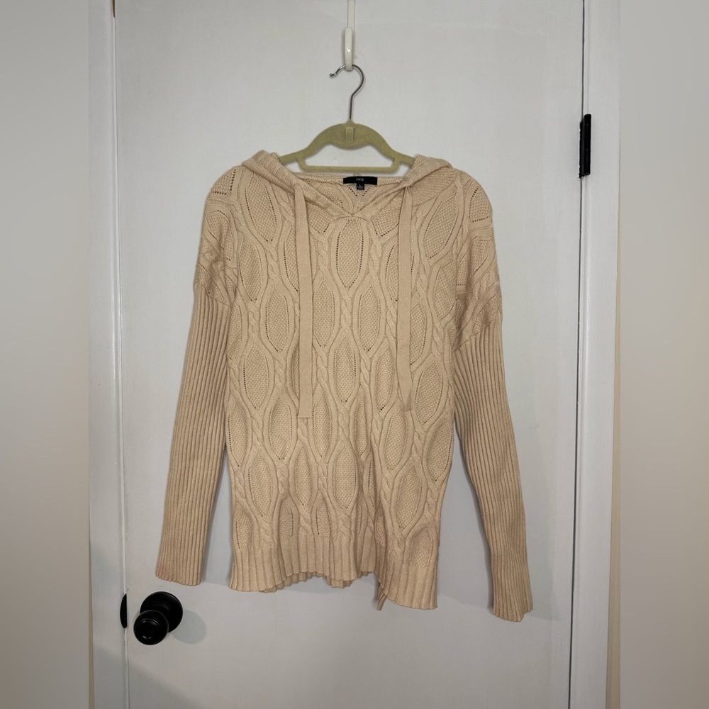 Fate Cable Knit Tan Sweater‎